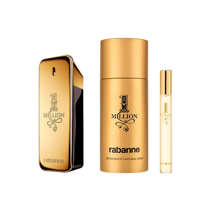 Rabanne 1 Million Coffret Homme Eau de Toilette 100 ml + EDT 10 ml + Déodorant 150 ml