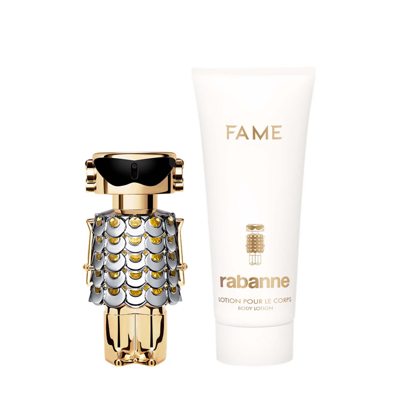 Rabanne Fame Eau de Parfum 50 ml + Lait Corps 100 ml Femme – Coffret Parfum Femme