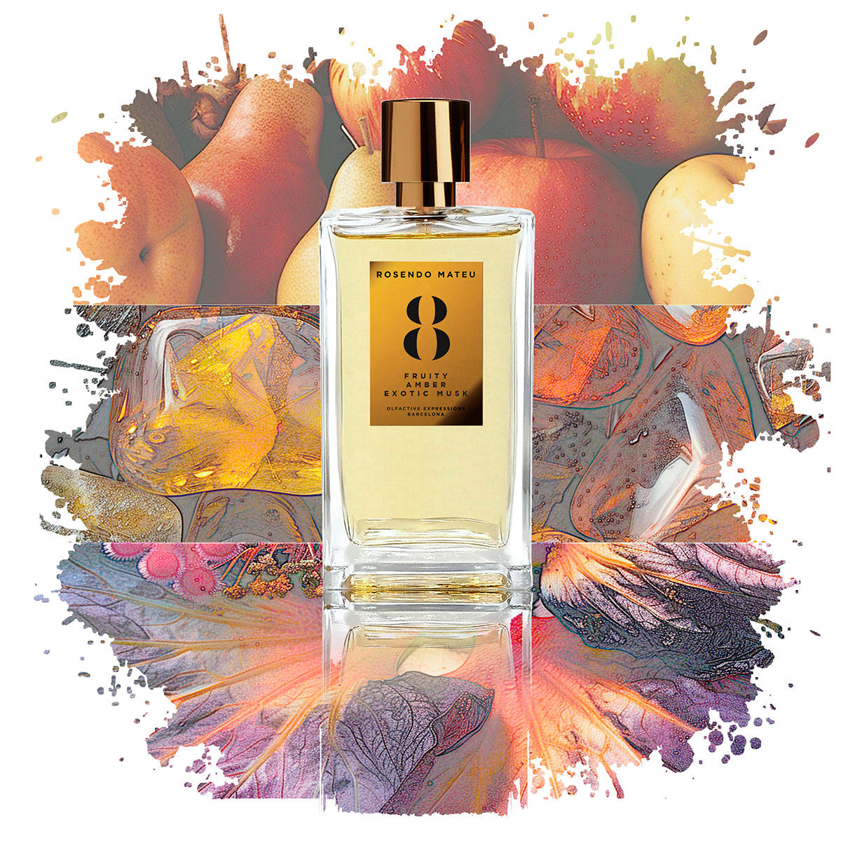 Rosendo Mateu Olfactive Expressions N°8 Fruity, Amber, Exotic Musk Eau De Parfum 100ml (unisexe)