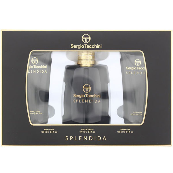 Sergio Tacchini Splendida Eau de Parfum 100ml + Gel douche 100ml + Lait corps 100ml Femme
