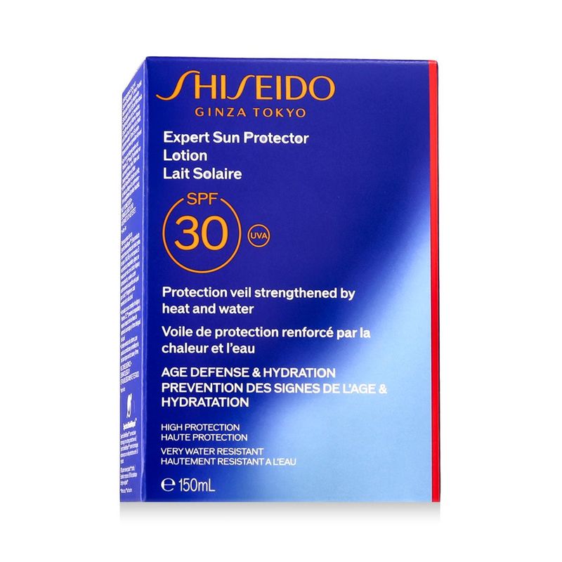 Shiseido Expert Sun Protector Lait Solaire SPF 30 150 ml – Protection Solaire Haute Performance Visage & Corps