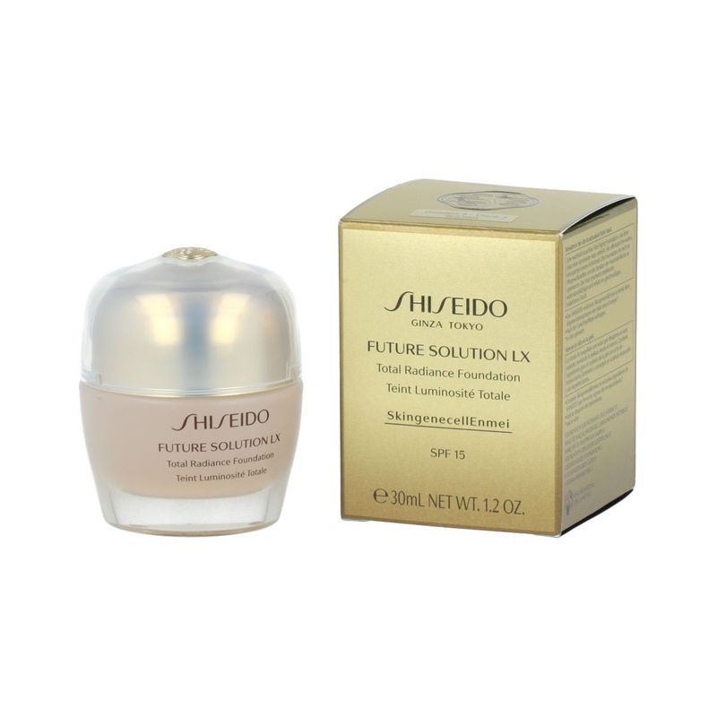 Shiseido Future Soultion LX Base de maquillaje con luminosidad total FPS 15 (G03 Oro) 30 ml