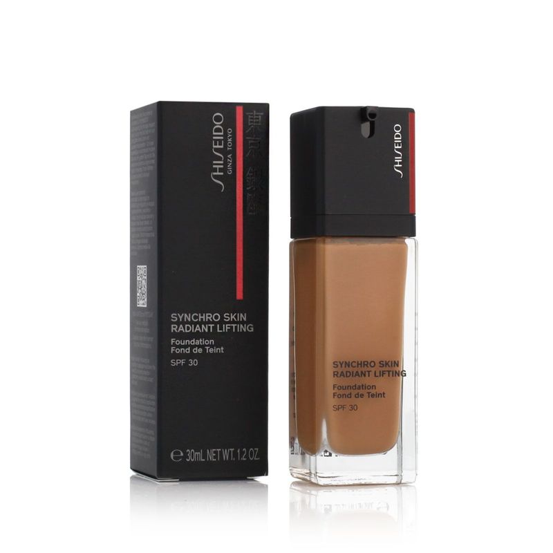 Base de maquillaje Shiseido Synchro Skin Radiant Lifting FPS 30 (420 Bronce) 30 ml