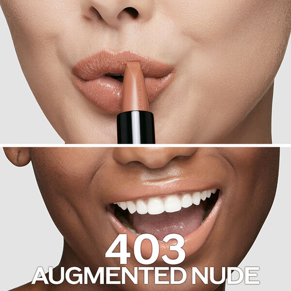 Shiseido Technosatin Gel Rouge à Lèvres Satiné 403 Augmented Nude 3,3 g – Rouge à Lèvres Satin Longue Tenue