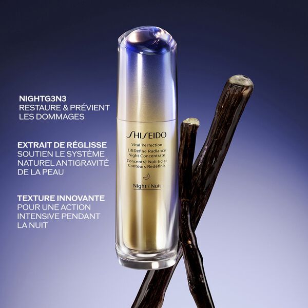 Shiseido Vital Perfection Concentré Nuit Eclat Contours Redéfinis 80 ml