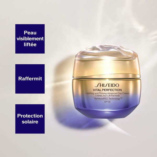 Shiseido Vital Perfection Crème Jour Lift Fermeté SPF30 recharge 50ml