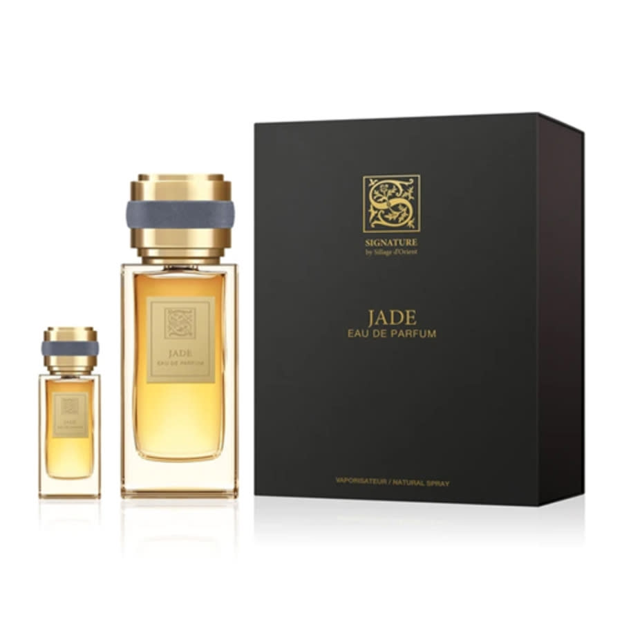 Signature Jade Eau de Parfum 100 ml + Vaporisateur Rechargeable 15 ml + Entonnoir – Coffret Unisexe