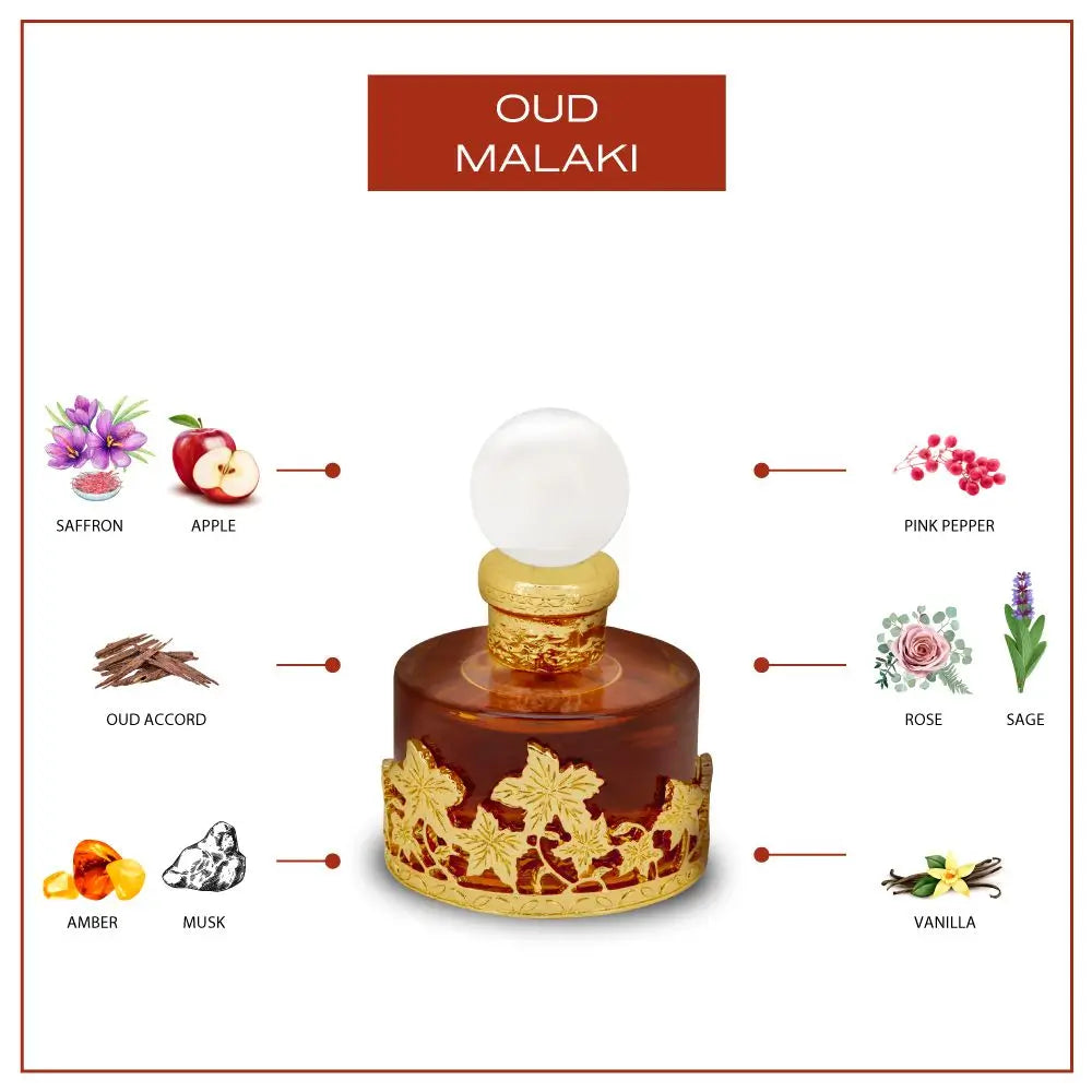 Swiss Arabian Oud Malaki huile parfumée unisexe 25 ml
