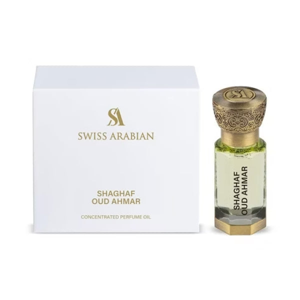 Swiss Arabian Shaghaf Oud Ahmar Huile parfumée 12 ml (unisexe)