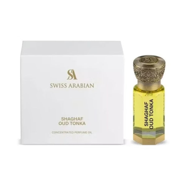 Swiss Arabian Shaghaf Oud Tonka Huile parfumée 12 ml (unisexe)