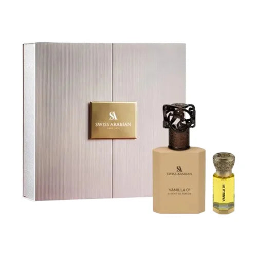 Swiss Arabian Vanilla 01 Extrait de Parfum 50 ml + Huile parfumée 12 ml Femme