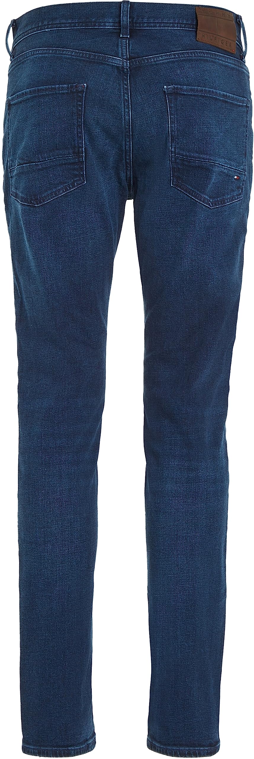 Tommy Hilfiger Jean Core Straight Denton Stretch pour homme, bleu (Bridger Indigo), taille 31W / 34L