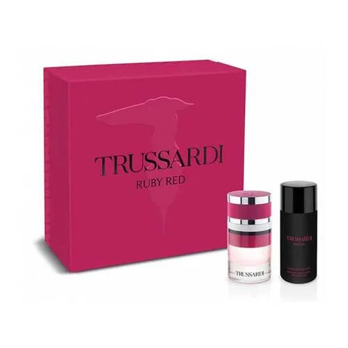 Trussardi Ruby Red Eau de Parfum 60 ml + Lait Corps 125 ml Femme – Coffret Parfum Élégance et Passion