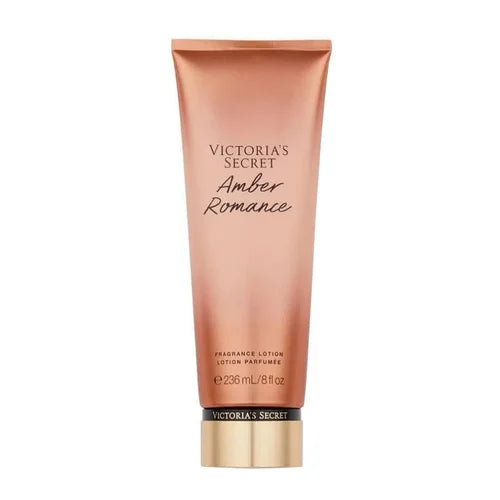 Victoria's Secret Amber Romance Lotion Parfumée 236 ml – Lait Hydratant Corps Gourmand & Ambré