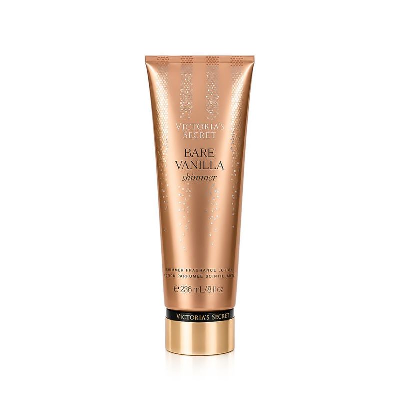 Victoria's Secret Bare Vanilla Shimmer Lotion Parfumée Scintillante 236 ml – Hydratation Gourmande & Éclat Lumineux