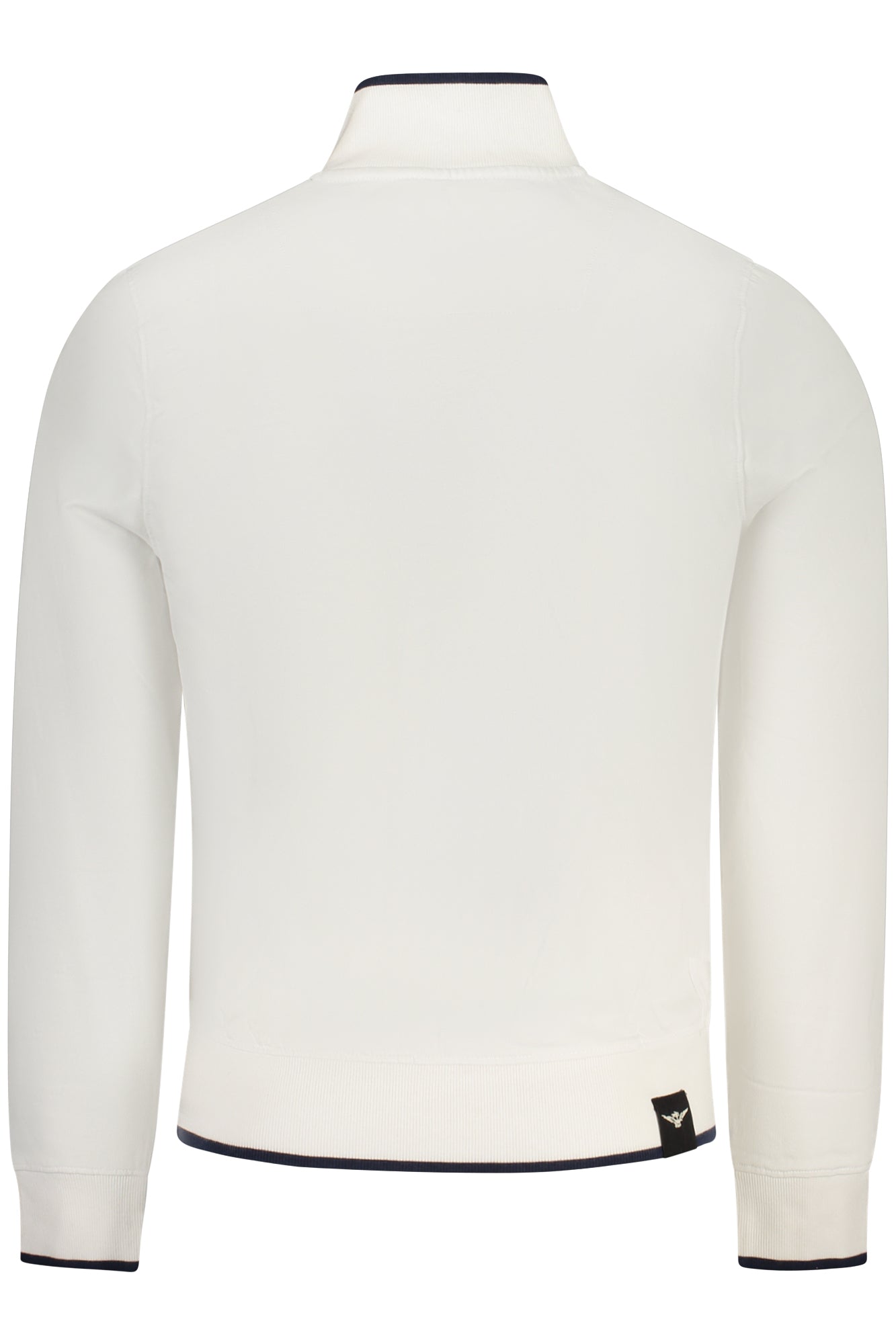 MILITARY ACADEMY MEN'S WHITE ZIP-UP SWEATSHIRT