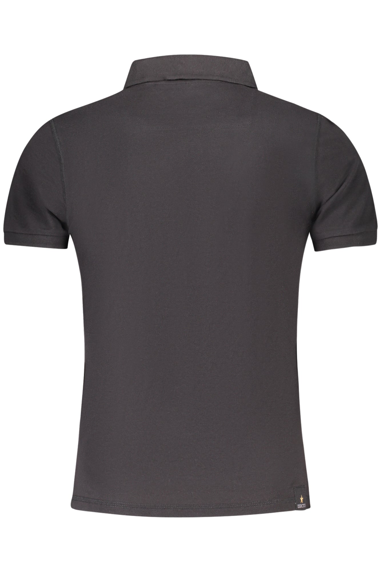 MILITARY ACADEMY BLACK MEN'S SHORT SLEEVE POLO