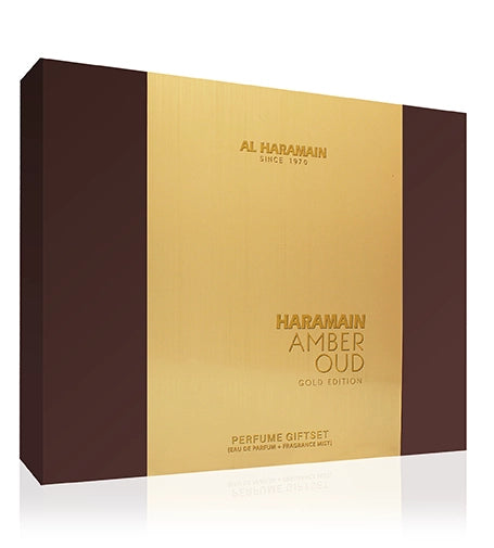 Al Haramain Amber Oud Gold Edition SET U (EDP 75ml + EDP 30ml + Mist 200ml)