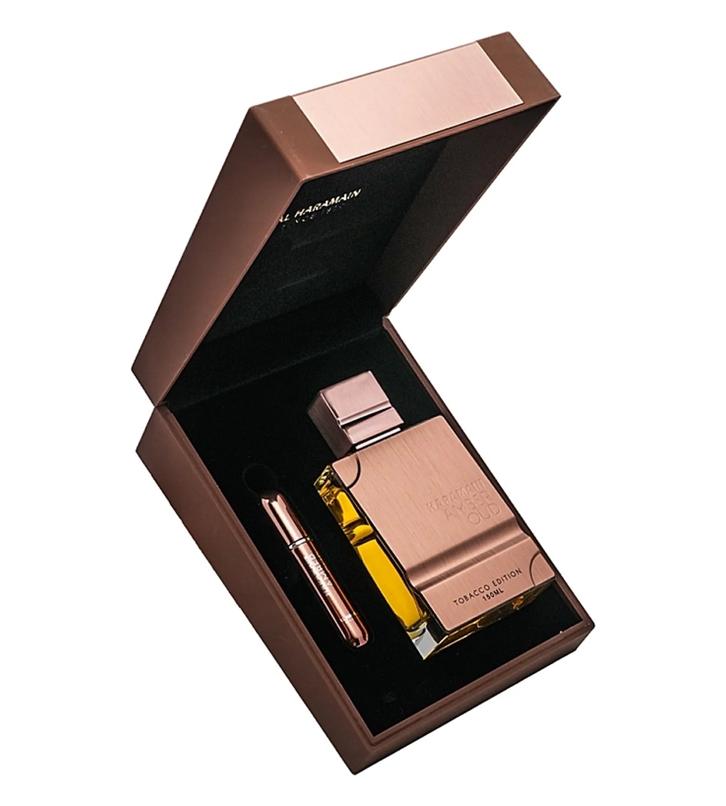 Al Haramain Amber Oud Tobacco Edition SET U (EDP 200ml + Refillable Atomizer)