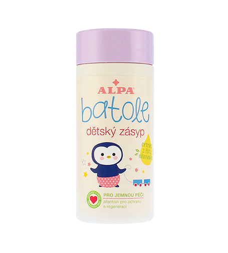 Talco para bebés Alpa Batole con extracto de hoja de olivo 100 g