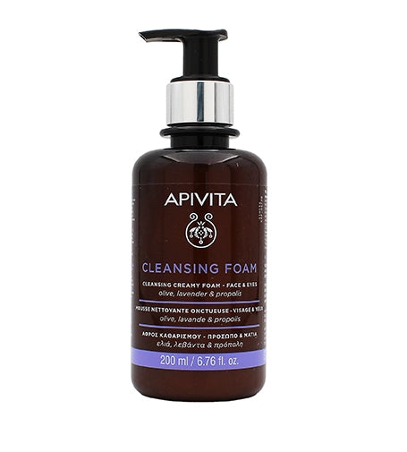 Apivita Cleansing Foam Face & Eyes 200ml