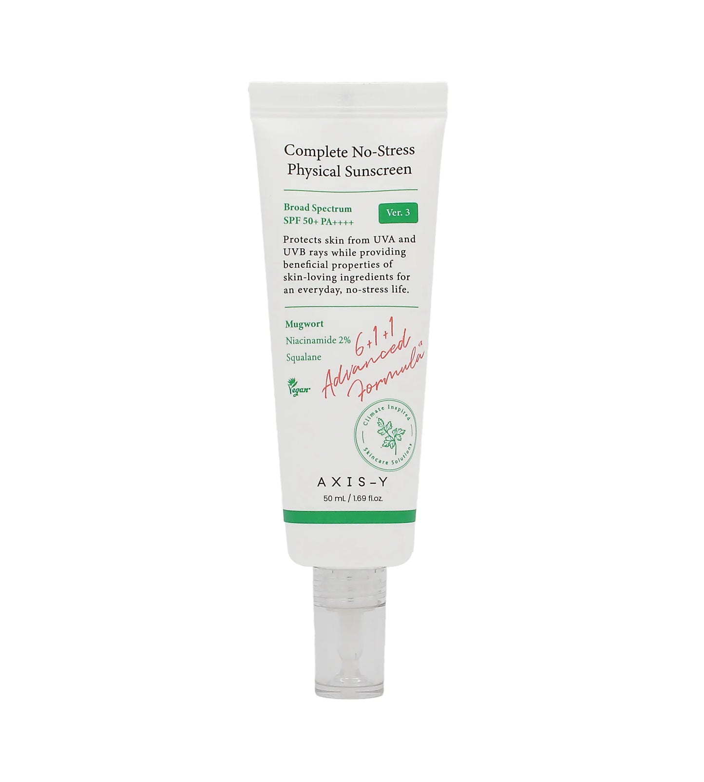 AXIS-Y Complete No-Stress Physical Sunscreen SPF50+/PA++++ 50
