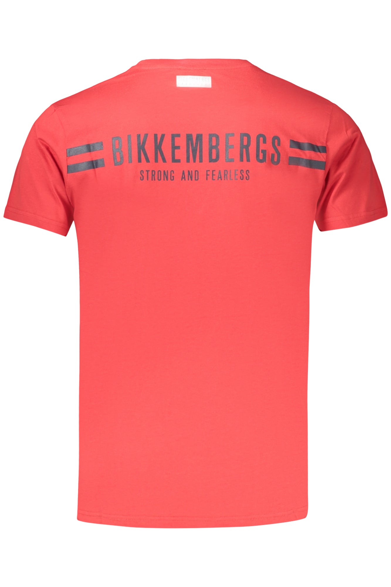 BIKKEMBERGS MEN'S SHORT-SLEEVED T-SHIRT, RED
