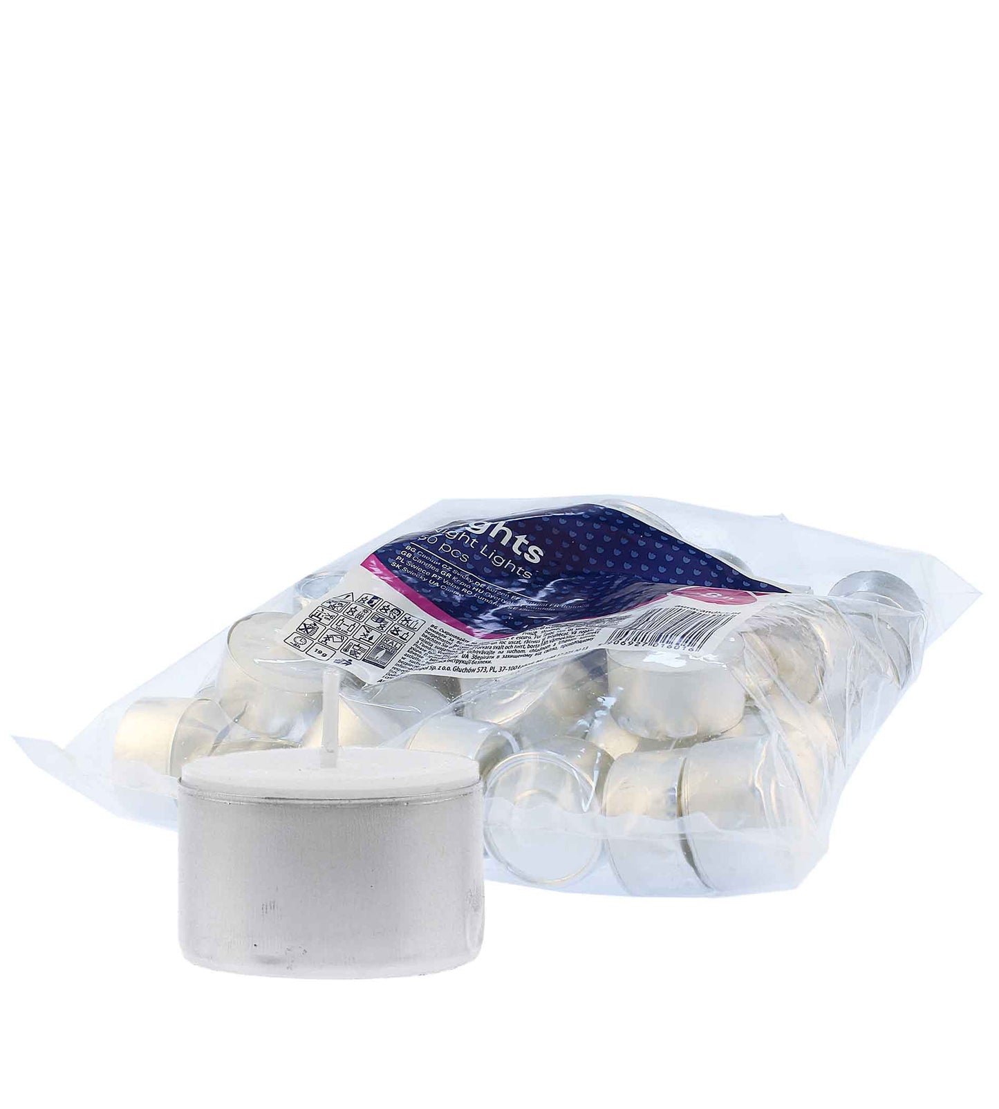 Bispol Night Lights 8h Tealight Candle 50pcs