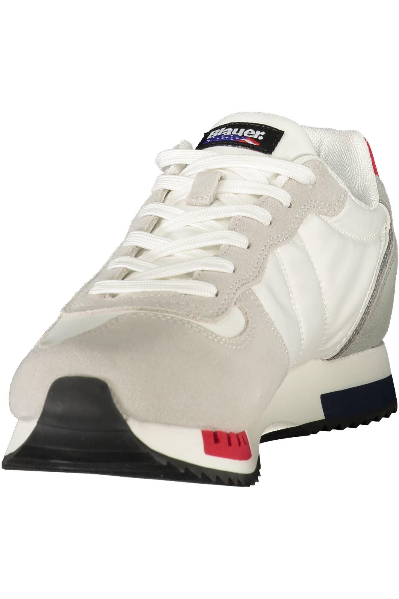 BLAUER MEN'S WHITE SPORTS SHOES