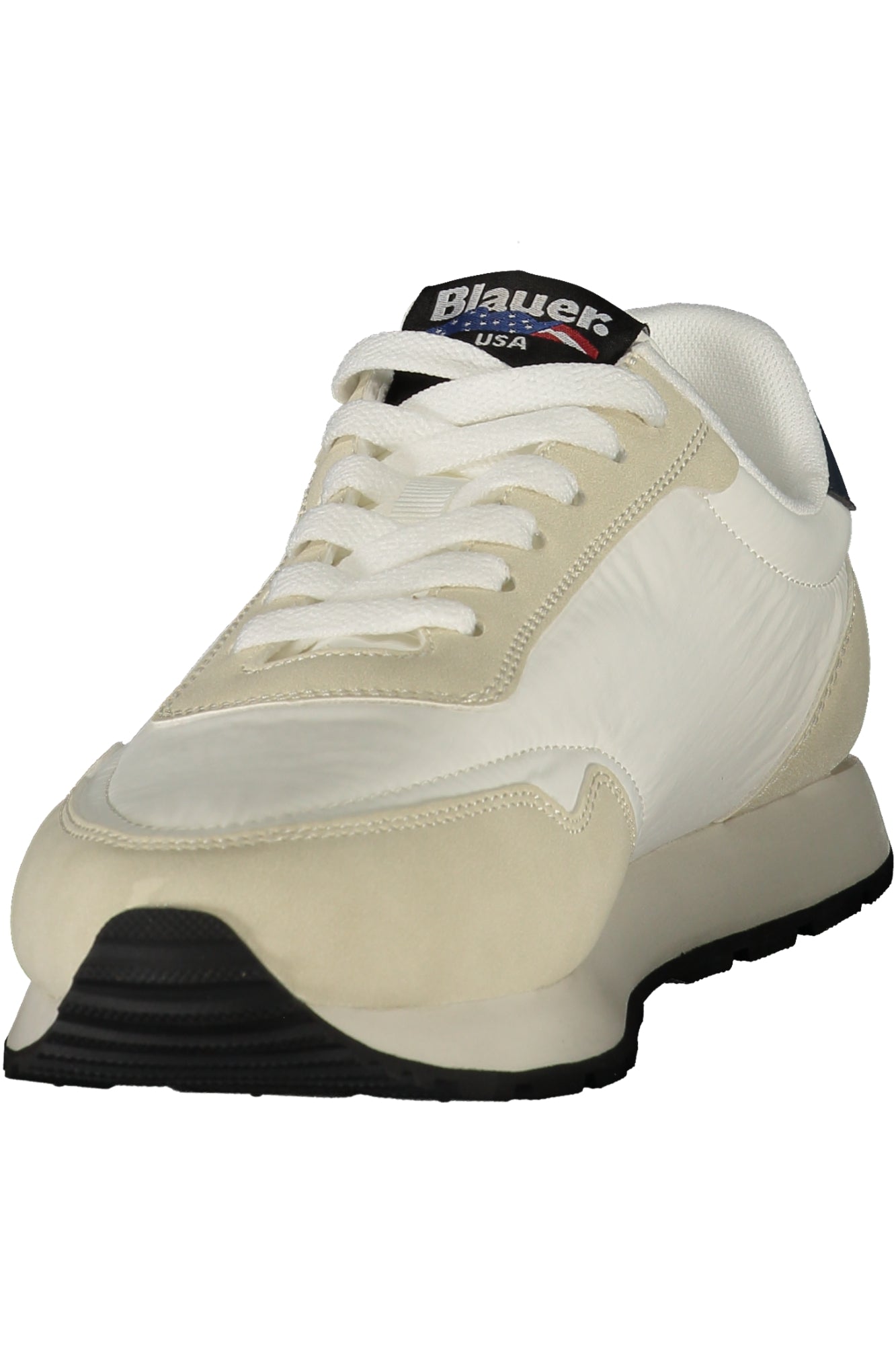 BLAUER MEN'S WHITE SPORTS SHOES