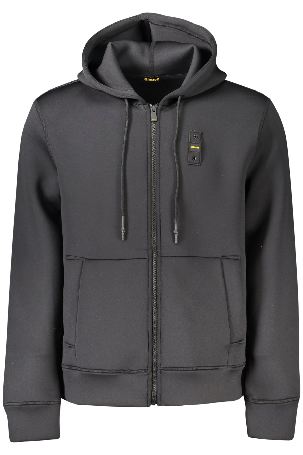 SWEAT-SHIRT BLAUER NOIR À FERMETURE ÉCLAIR POUR HOMME