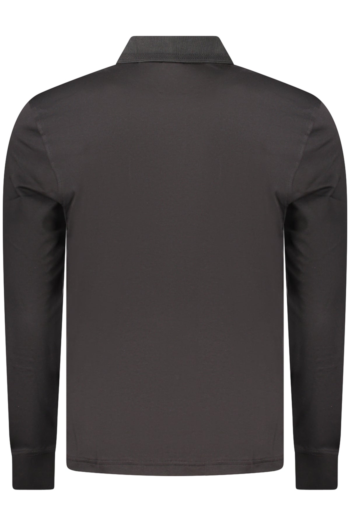 Polo noir à manches longues pour homme BOSS