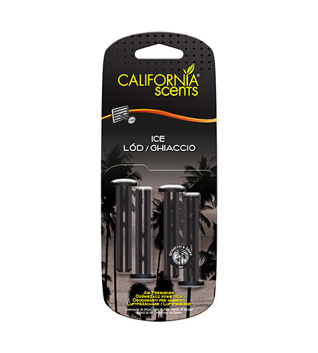California Scents Vent Stick Ice vůně do auta 4 ks