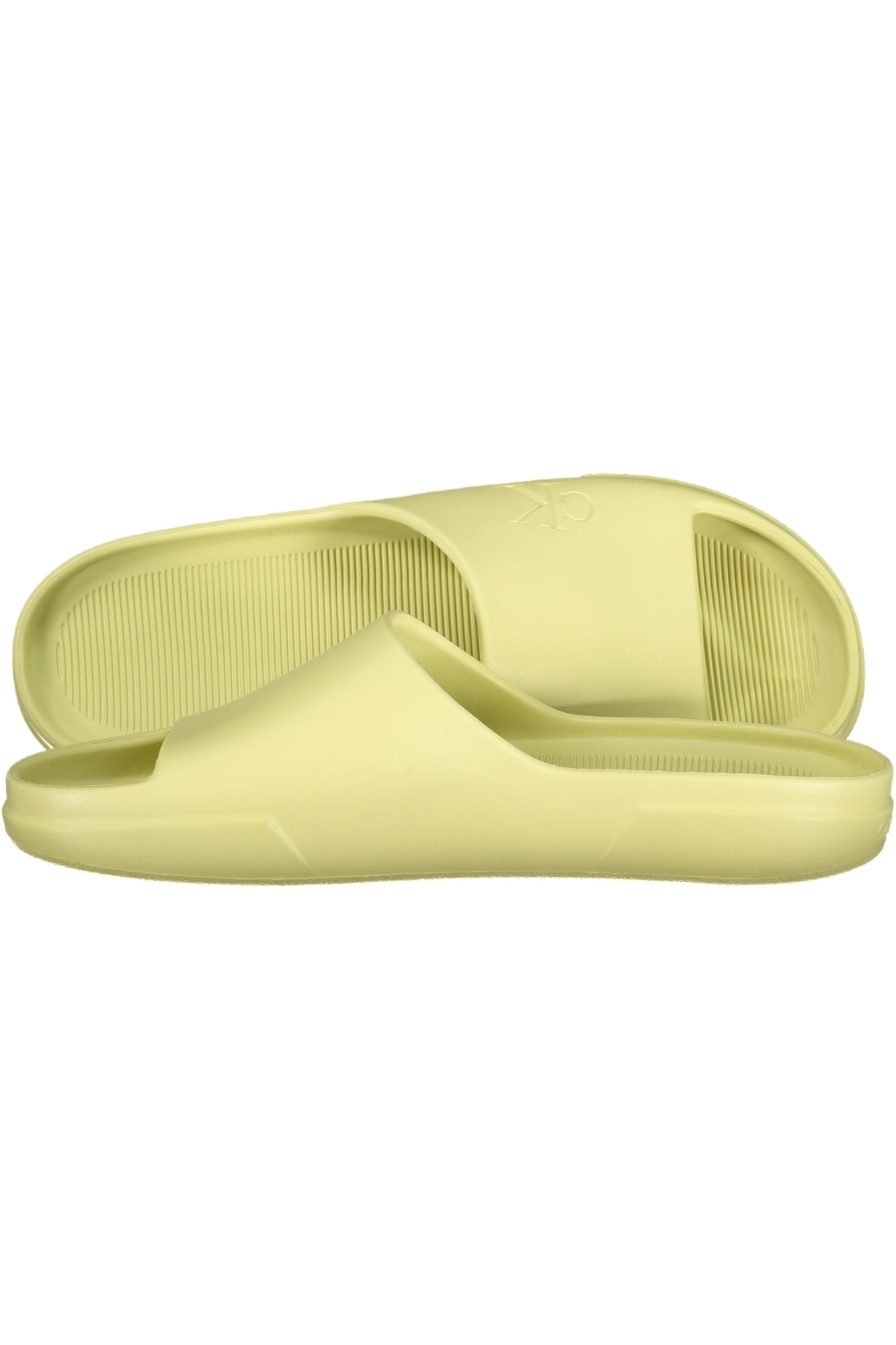 CALVIN KLEIN MEN'S YELLOW SLIPPER FOOTWEAR