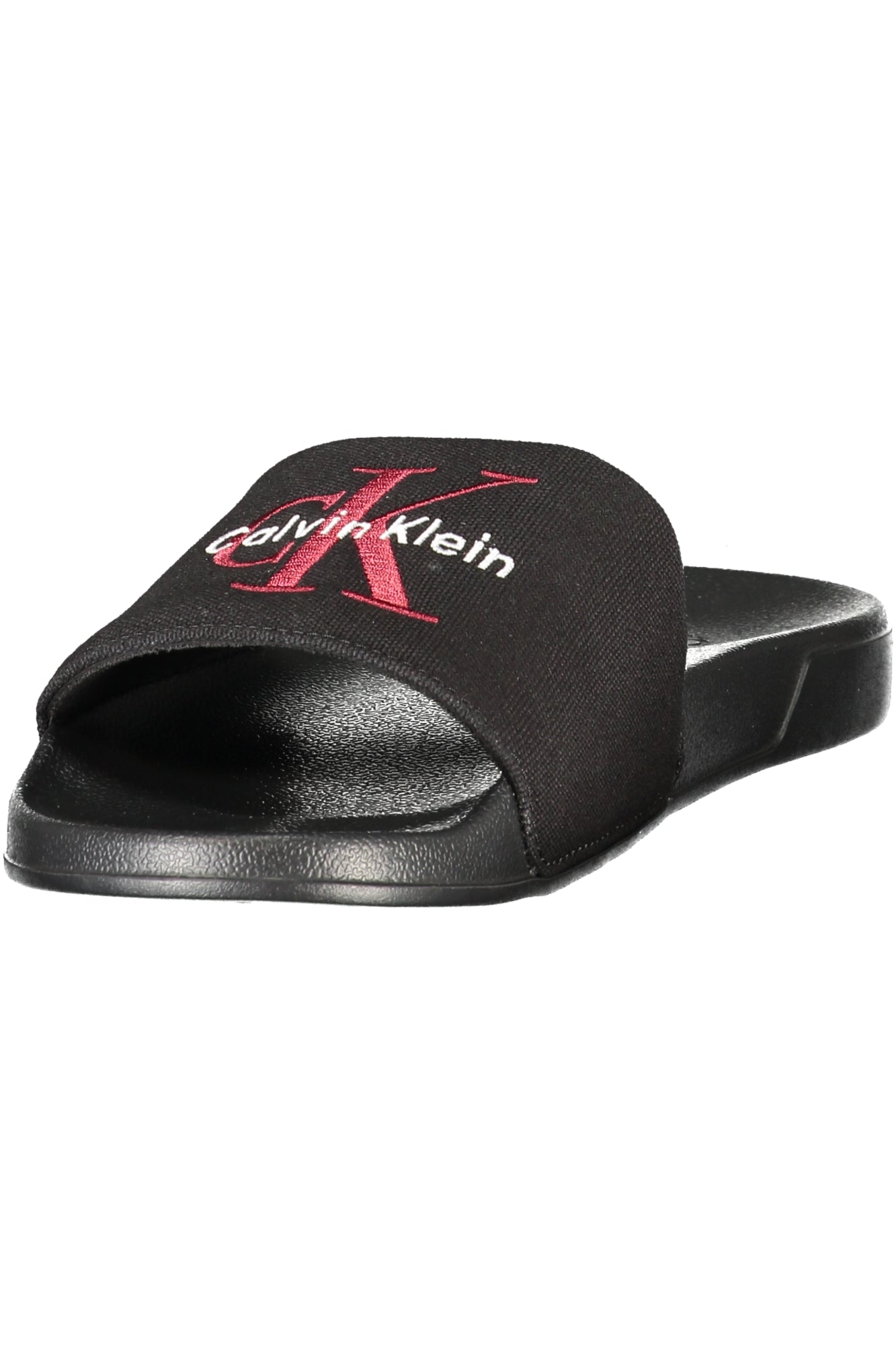 CALVIN KLEIN MEN'S BLACK SLIPPER FOOTWEAR