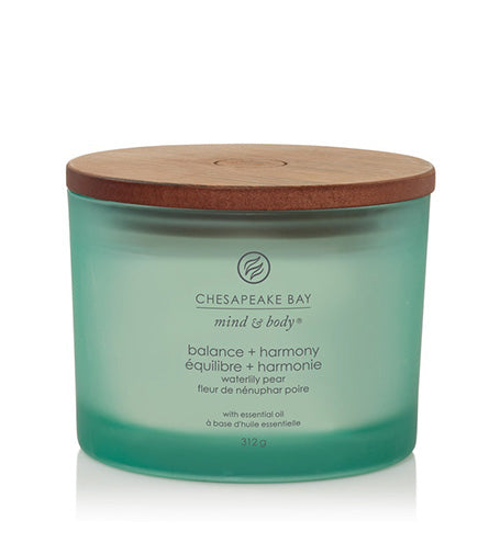 Chesapeake Bay Balance + Harmony vonná svíčka se 3 knoty 312 g
