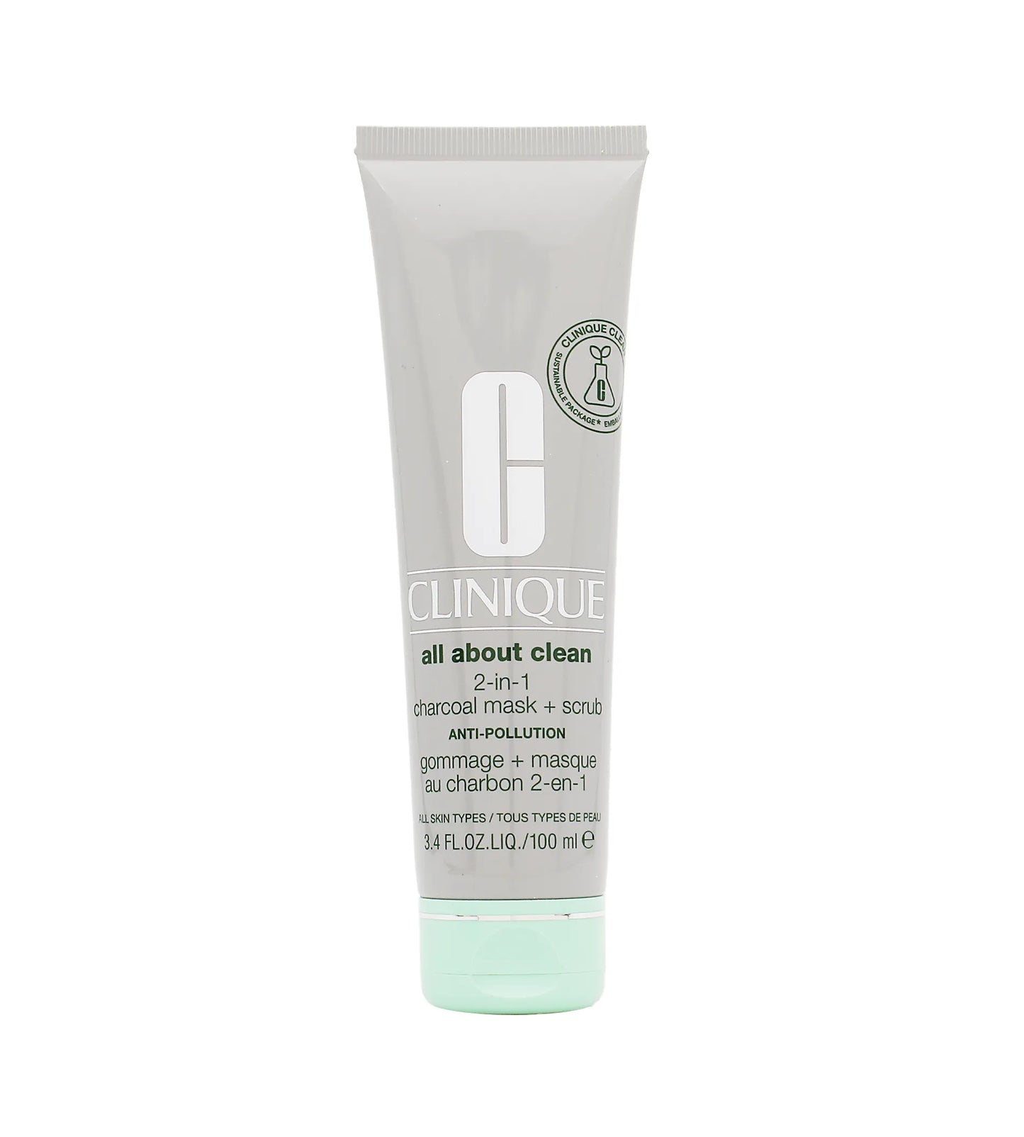 Clinique All About Clean 2-in-1 Charcoal Mask + Scrub 200ml