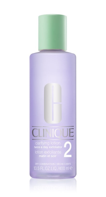 Clinique 2 Lotion Exfoliante matin et soir 400 ml