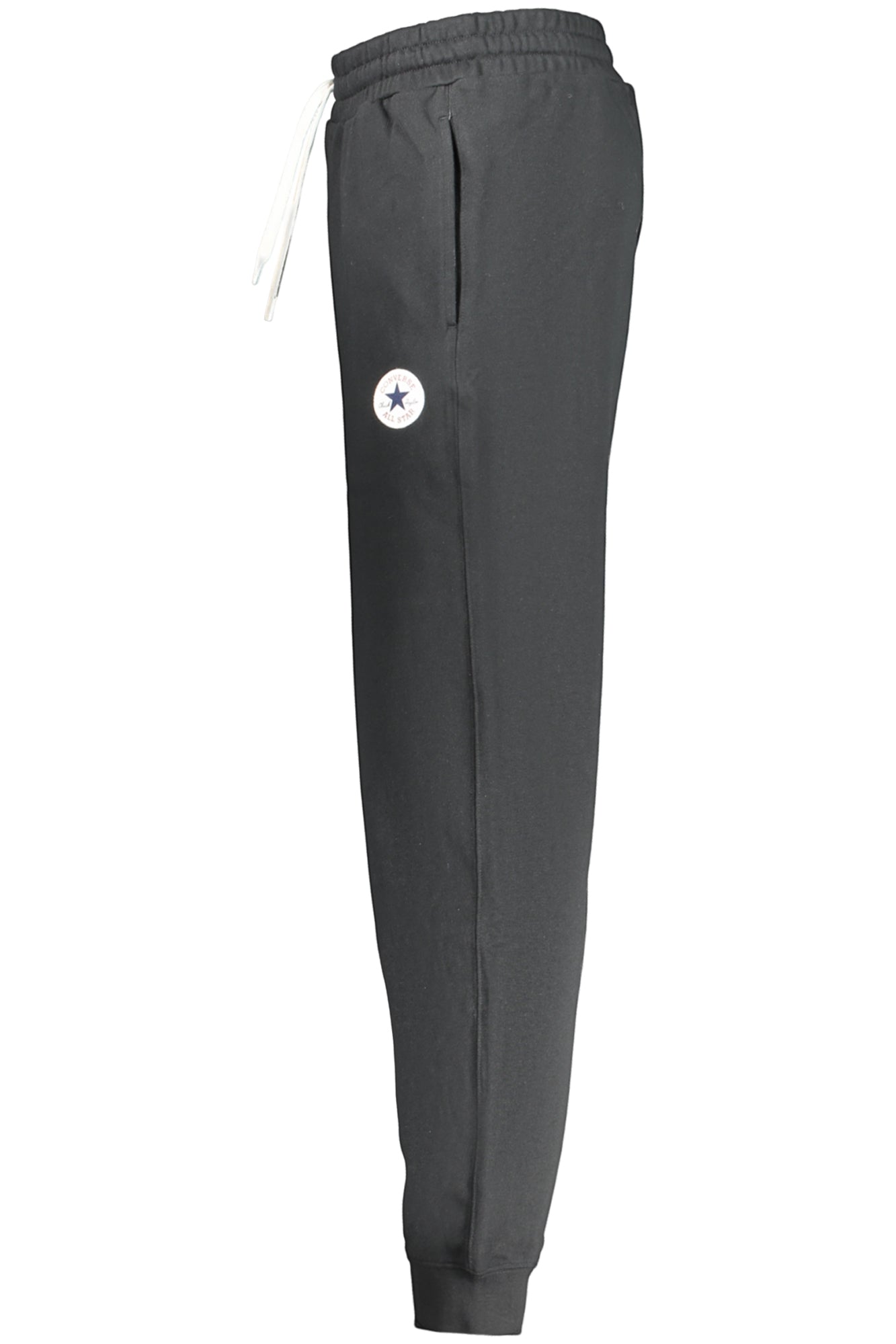 CONVERSE MEN'S BLACK LONG TRACKSUIT PANTS