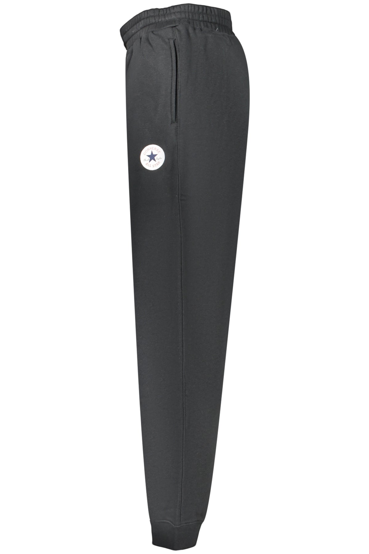 CONVERSE MEN'S BLACK LONG TRACKSUIT PANTS