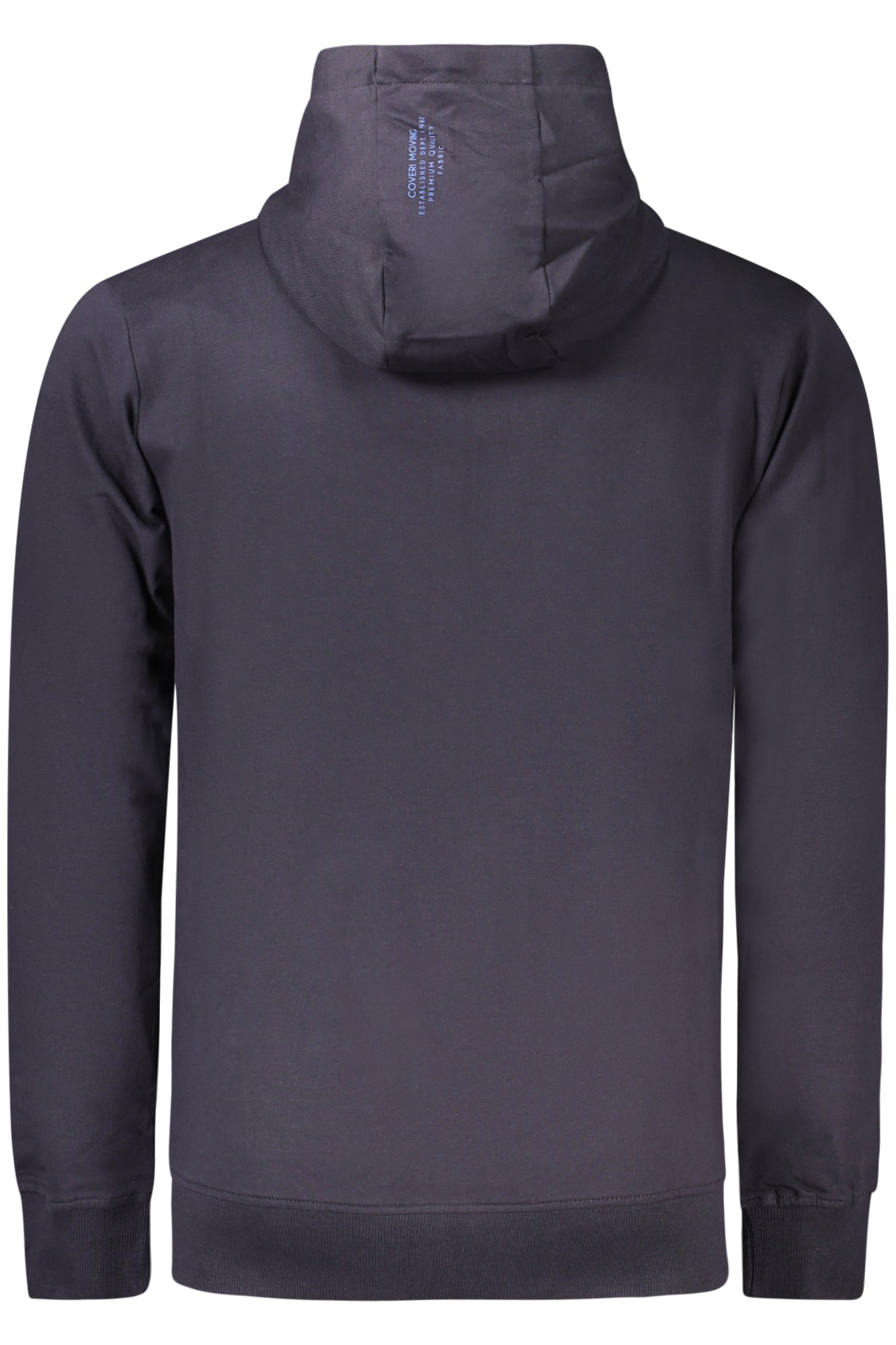 COVERI MOVING MEN'S BLUE ZIP-UP SWEATSHIRT