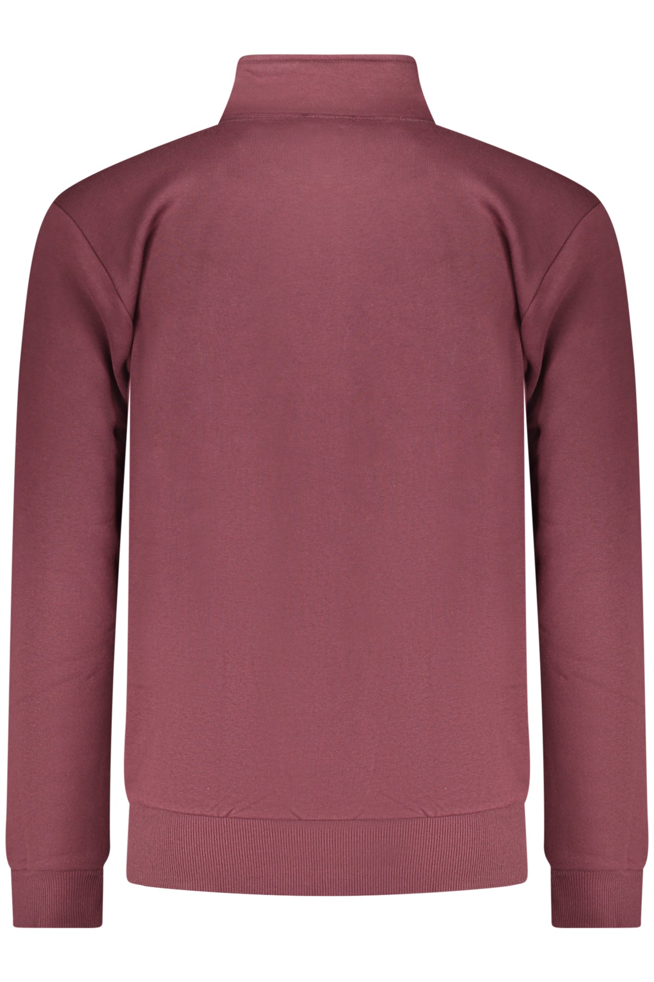 COVERI MOVING MEN'S RED ZIP-UP SWEATSHIRT