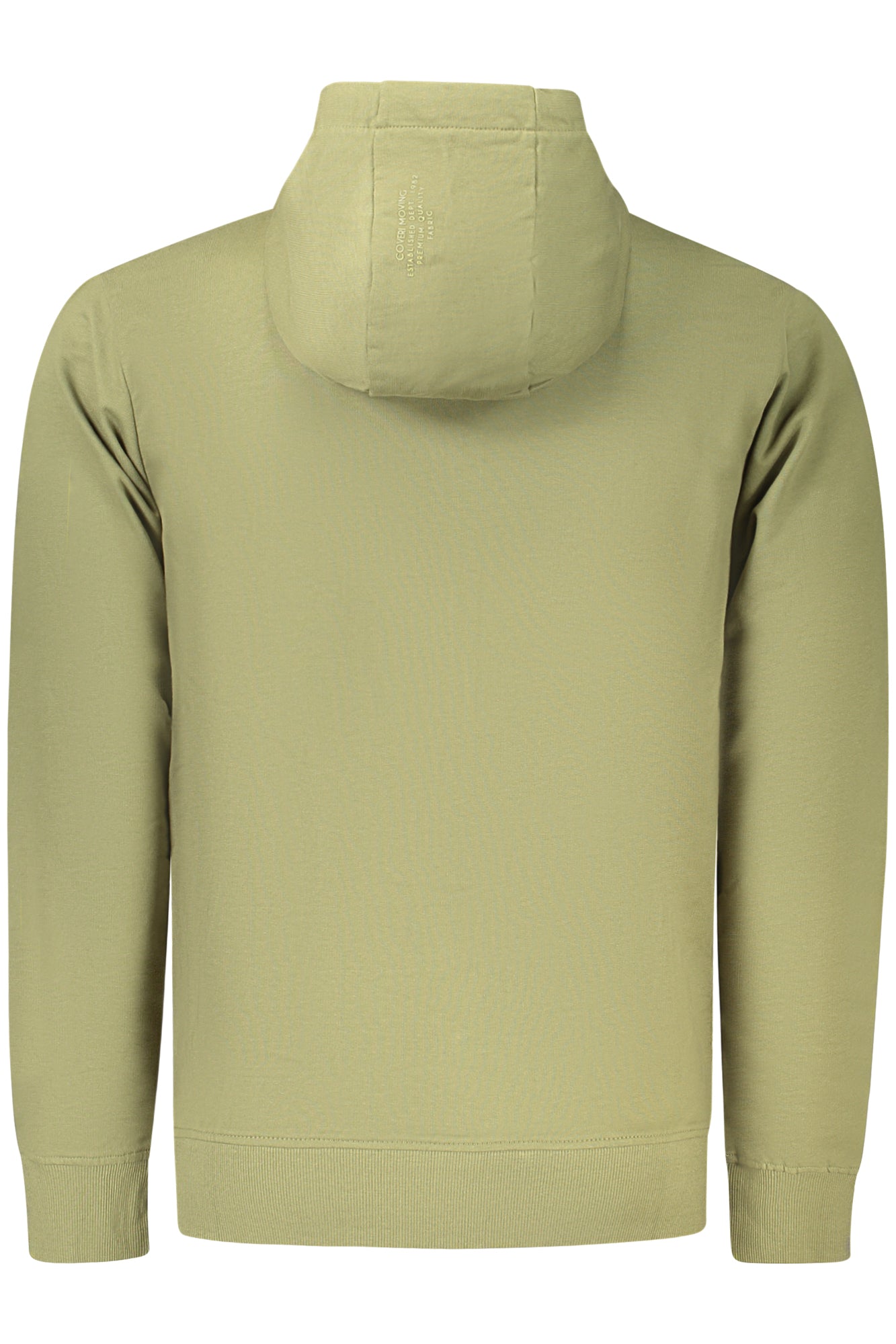 COVERI MOVING MEN'S ZIP-UP SWEATSHIRT GREEN