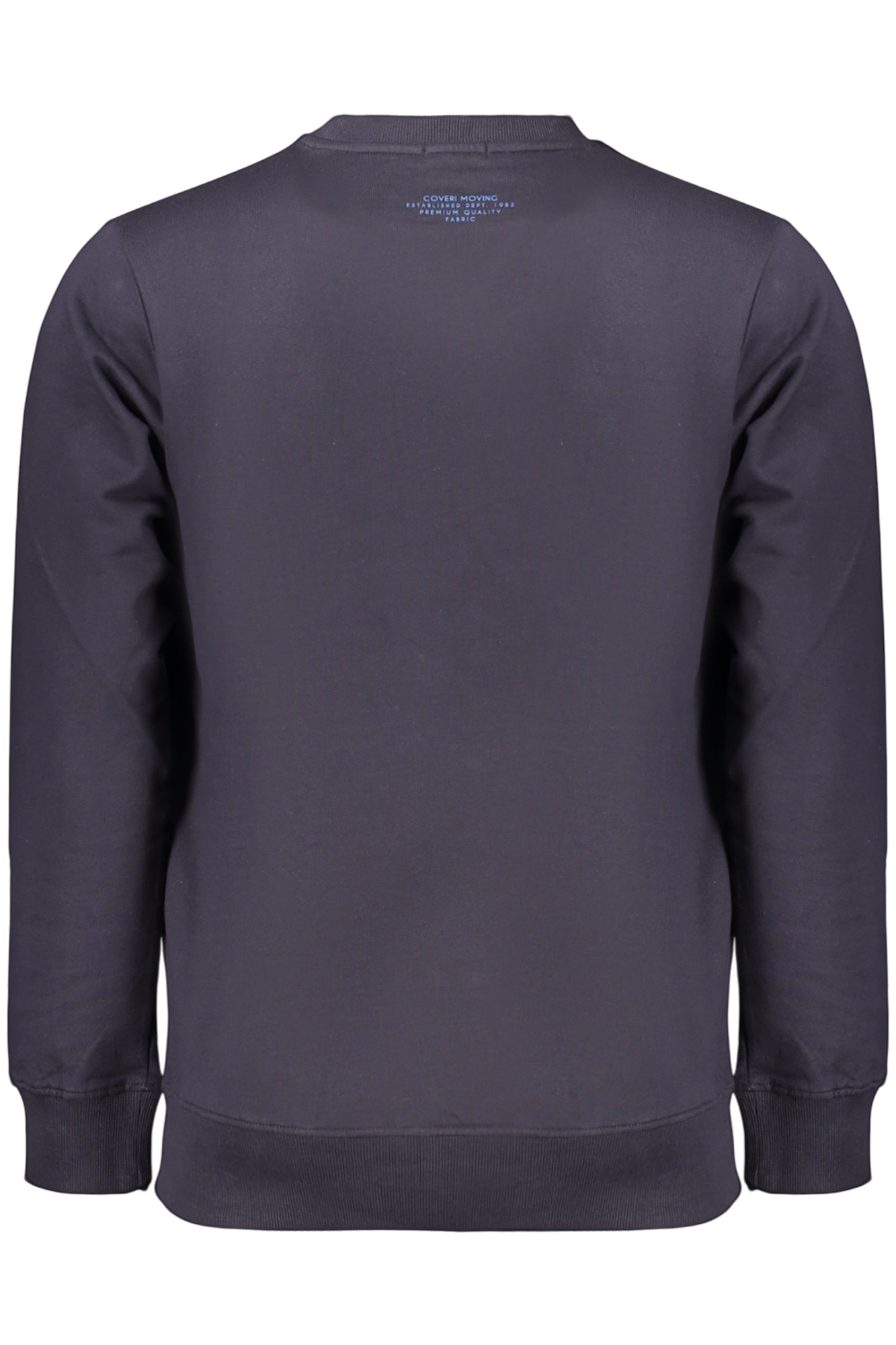 COVERI MOVING MEN'S BLUE ZIP-LESS SWEATSHIRT