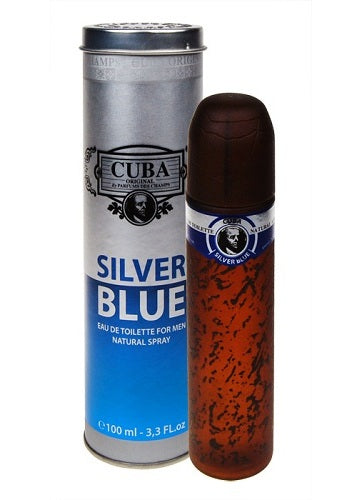 Cuba Silver Blue Eau De Toilette Pour Homme 100ml