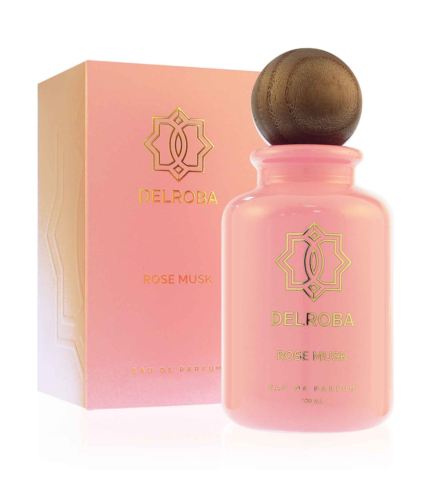 Delroba Rose Musk Eau De Parfum para mujer 100 ml