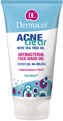 Gel limpiador Dermacol AcneClear para pieles problemáticas y con acné 150 ml