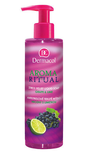 Dermacol Aroma Ritual Liquid Soap Grape&Lime hand care for women 250 ml