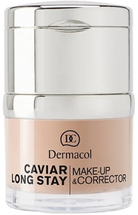 Dermacol Caviar Long Stay Make-Up & Corrector make up and concealer 30 ml 3 Nude