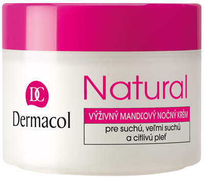 Dermacol Natural Almond nourishing night cream for dry and sensitive skin 50 ml